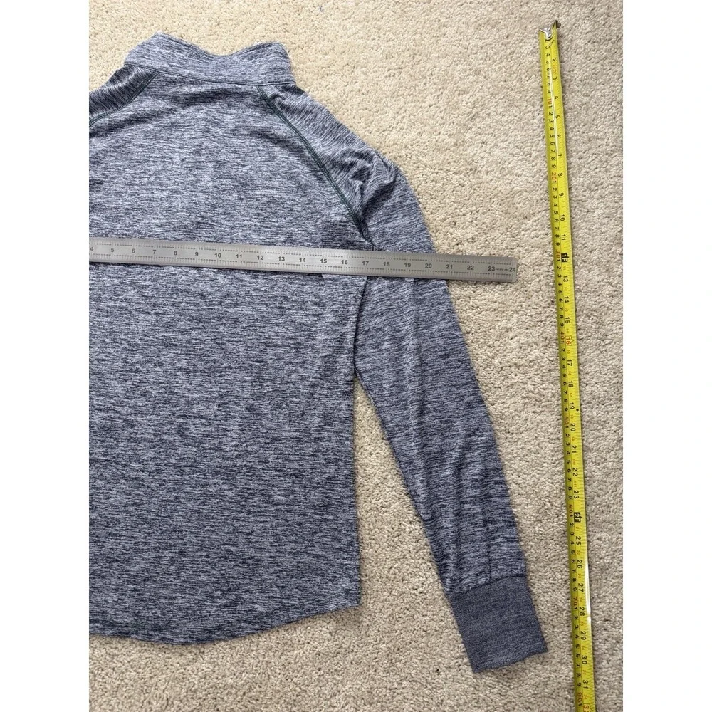 Women's Colosseum Baylor Bears Bikram Lightweight Marled Gray Quarter Zip Size L